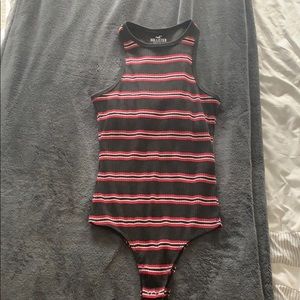 Racer back body suit